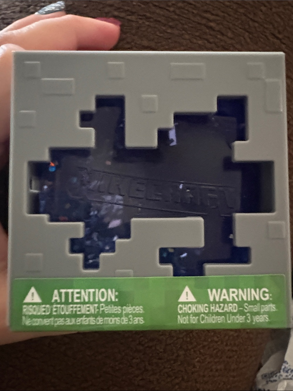 Blue Minecraft squish - Branded Gaming Collectible